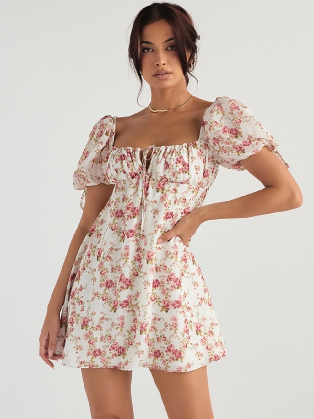 NEW House of CB Princess Dress Rose XS with Regular Cup